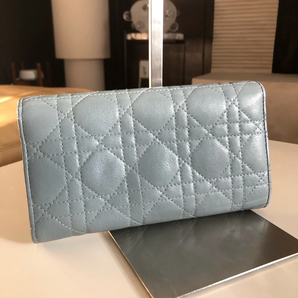 Dior Caro Orchid Long Wallet